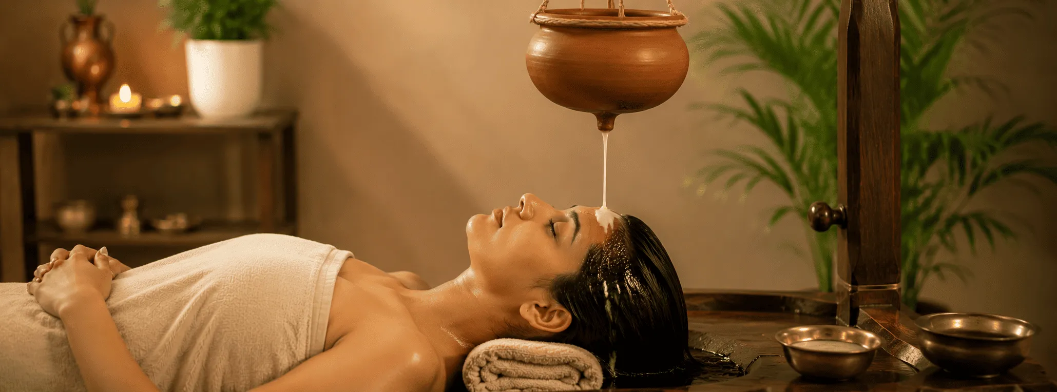 Takradhara: The Traditional Ayurvedic Buttermilk Therapy